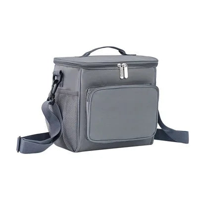 Extra Large Insulated Lunch Bag – Leak-Proof Tote & Shoulder Strap Insulated Lunch Bag Babs Gray