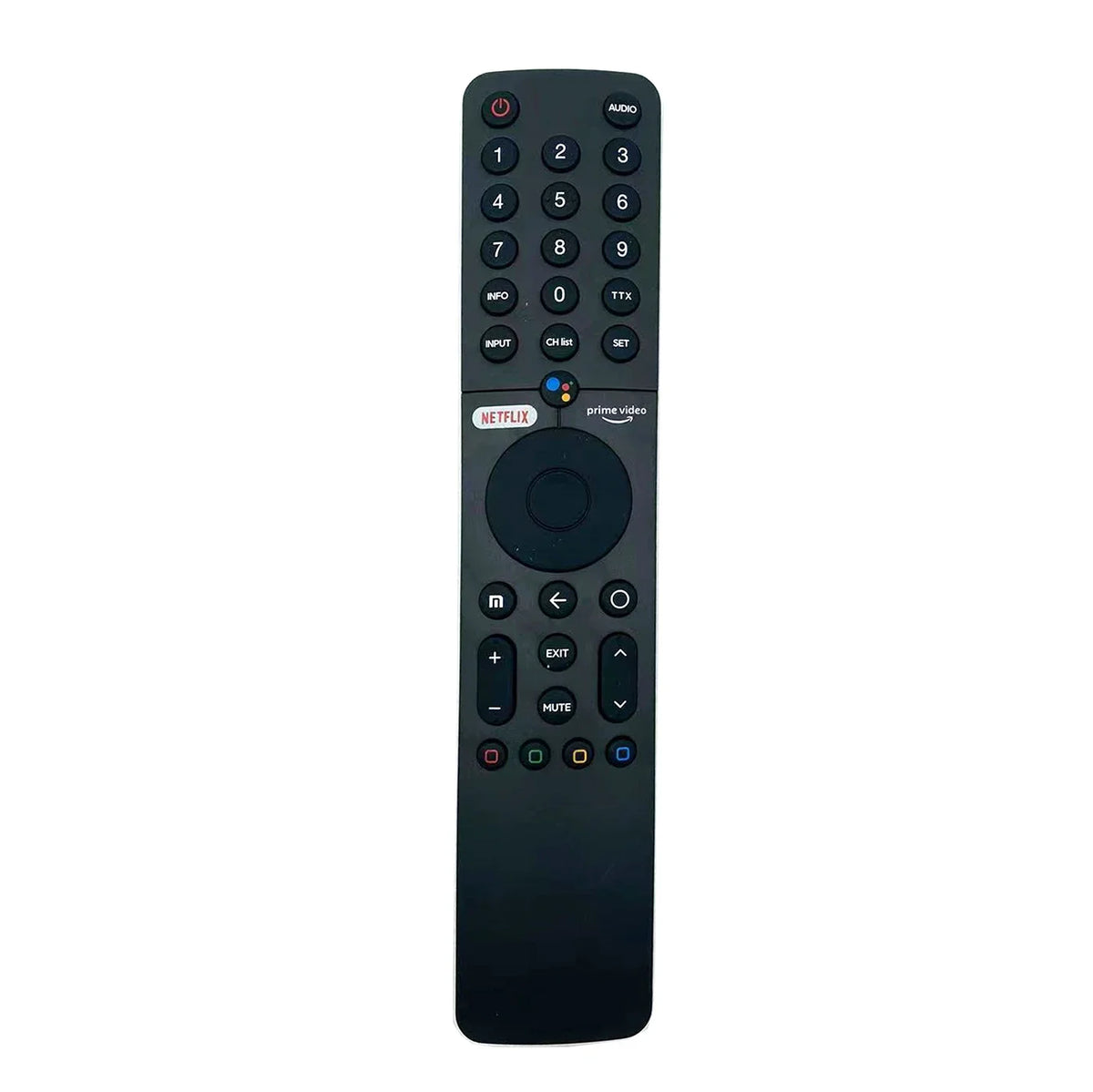 XMRM-19 Bluetooth Voice Remote for Xiaomi Mi TV P1 Android TV Bluetooth TV Remote Babs black
