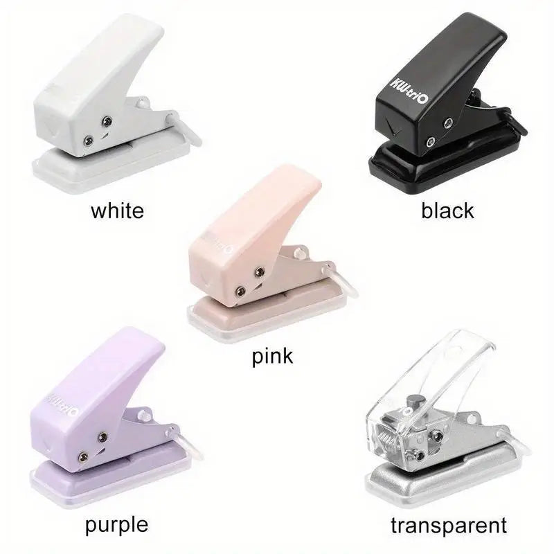 Mini Single Hole Punch – Portable Paper Puncher for Journals Hole Punch Babs