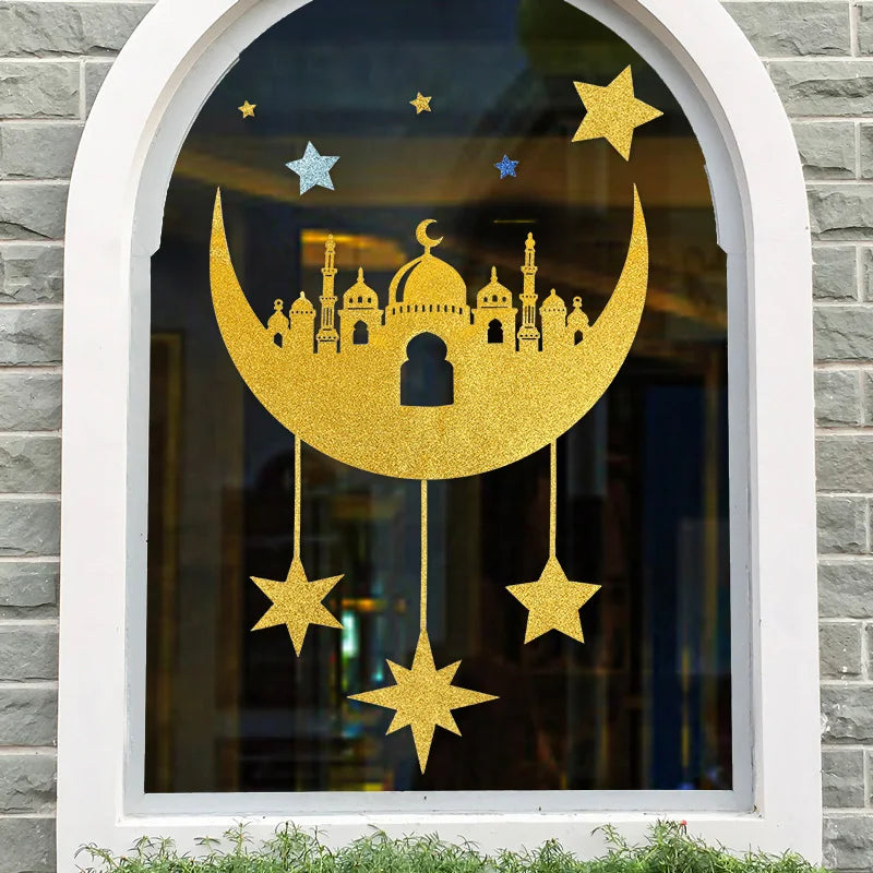 Eid Mubarak & Ramadan Kareem Wall Stickers – DIY Felt Decals Holiday Wall Sticker Babs
