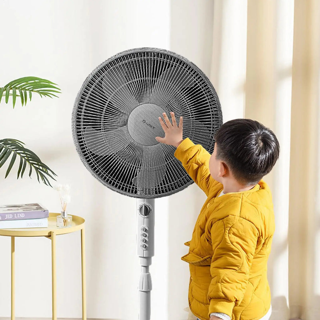 Electric Fan Safety Cover – Child-Proof Mesh Net Guard, Universal Fit Fan Safety Cover Babs