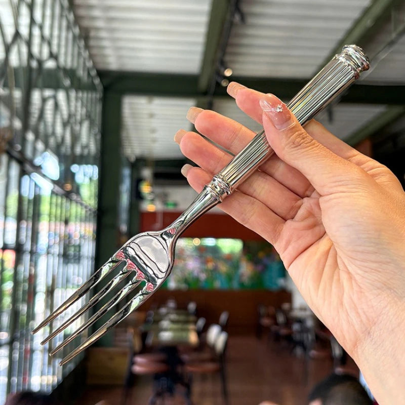 Roman Column Stainless Steel Cutlery Set – Knife Fork Spoon Stainless Steel Cutlery Babs