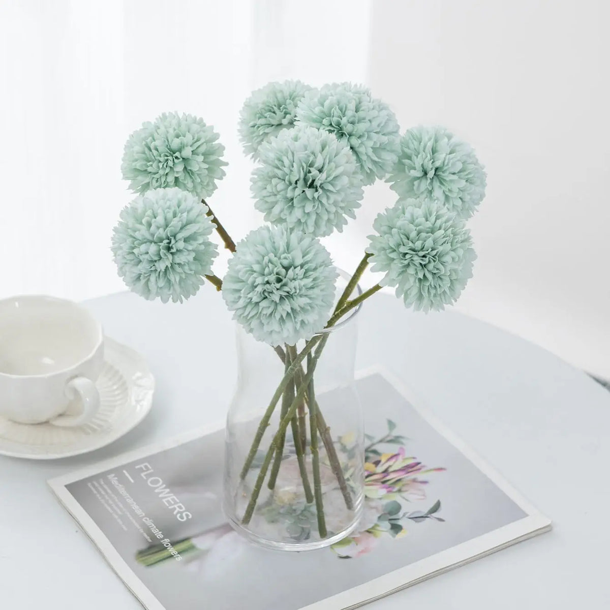 Silk Hydrangea Artificial Flowers – Wedding & Home Decor 5/10pcs Artificial Silk Flowers Babs
