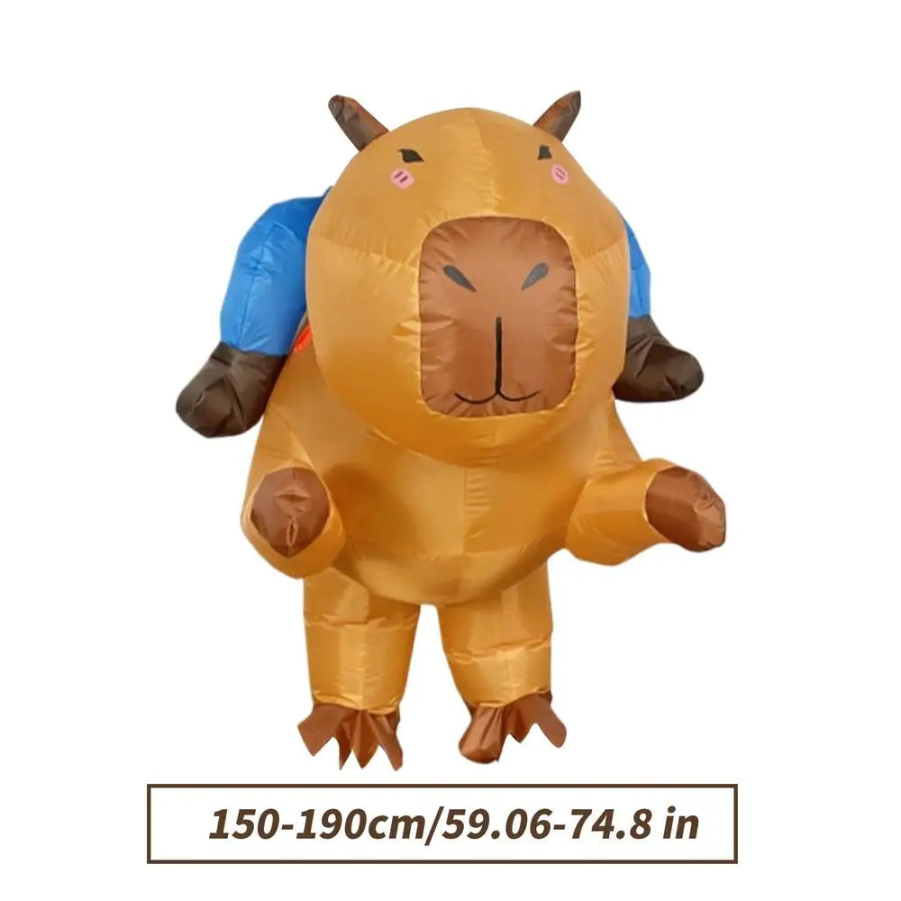Inflatable Capybara Ride-On Costume – Halloween & Cosplay Inflatable Costume Babs Adult