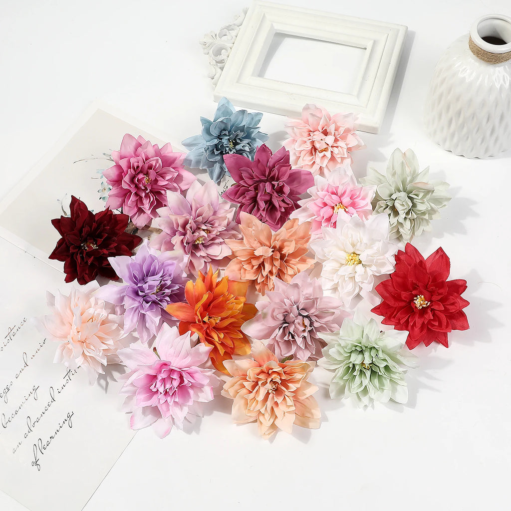 10cm Silk Artificial Peony Flower Heads – Wedding & Party Decor Artificial Flower Heads Babs
