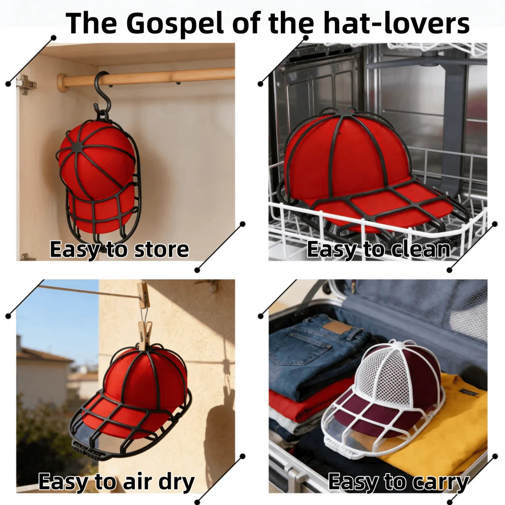 Baseball Cap Washer Frame – Dishwasher Safe Shape Keeper Cap Washer Frame Babs
