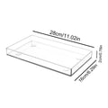 Clear Acrylic Rectangular Storage Tray – Kitchen & Home Organizer Acrylic Serving Tray Babs Transparent