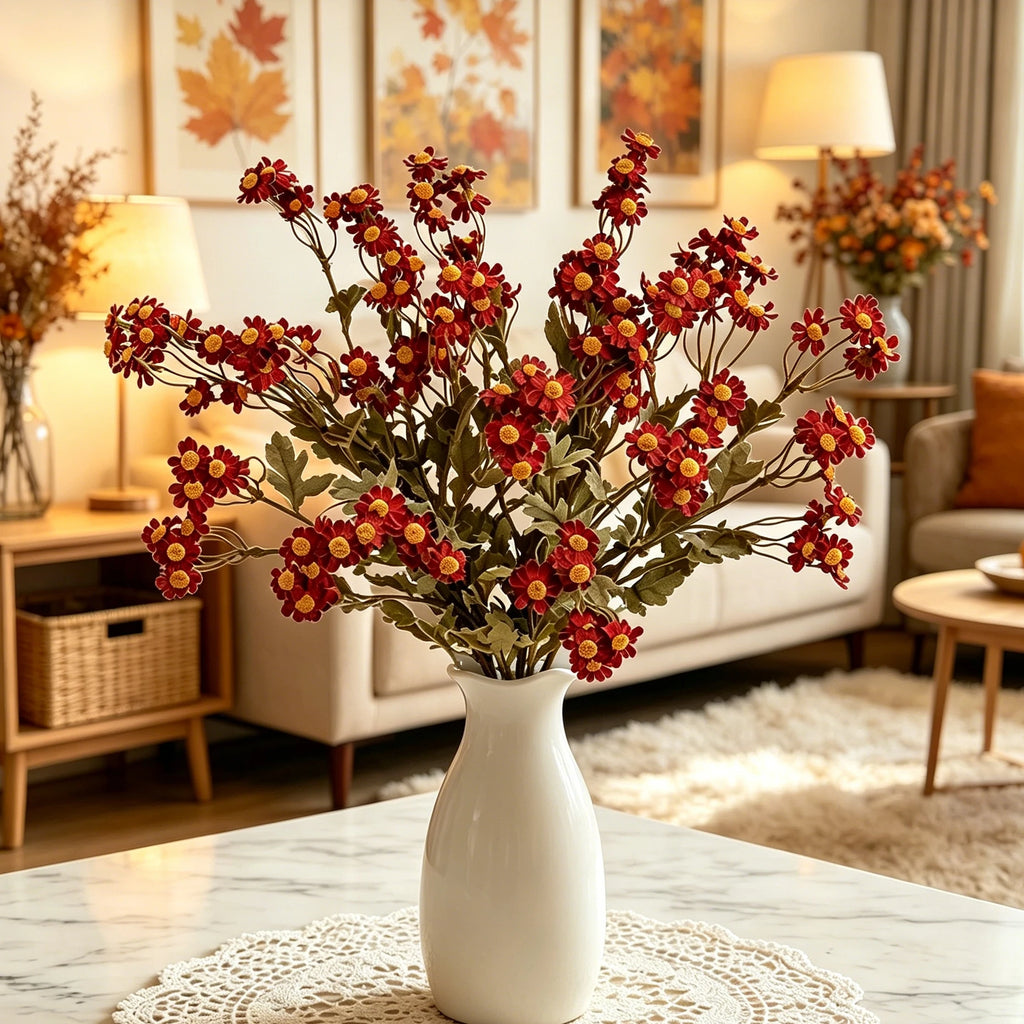 Silk Rose Artificial Flowers Bridal Bouquet & Home Décor Artificial Silk Flowers Babs