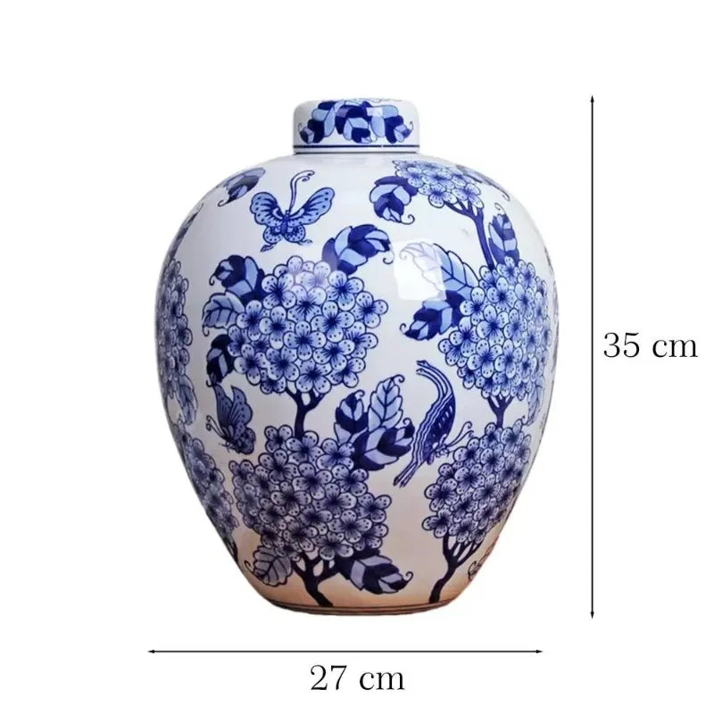 Modern Luxury Ceramic Vase – Elegant Home Décor Flower Bottle Decorative Ceramic Vase Babs 27X35CM