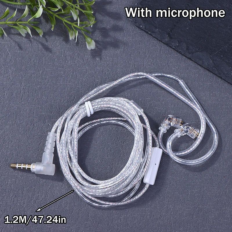 KZ Silver Plated Upgrade Cable 2Pin 3.5mm – 120cm Earphone Upgrade Cable Babs A2