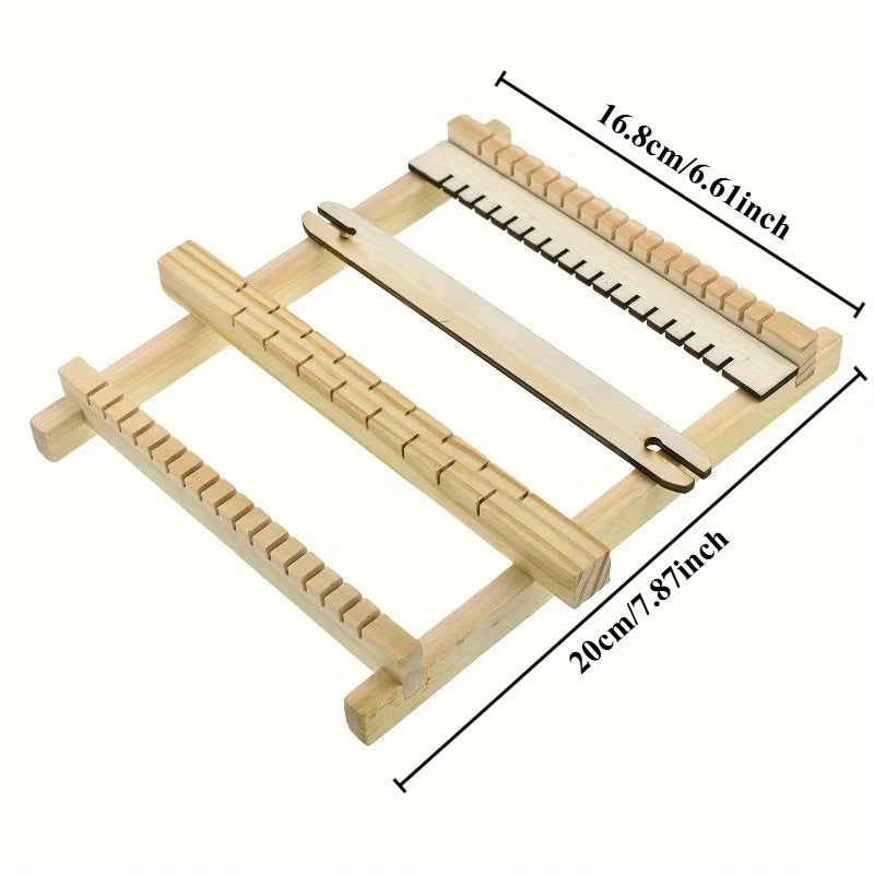 Bamboo Weaving Loom Kit – DIY Tapestry & Craft Set Weaving Loom Kit Babs