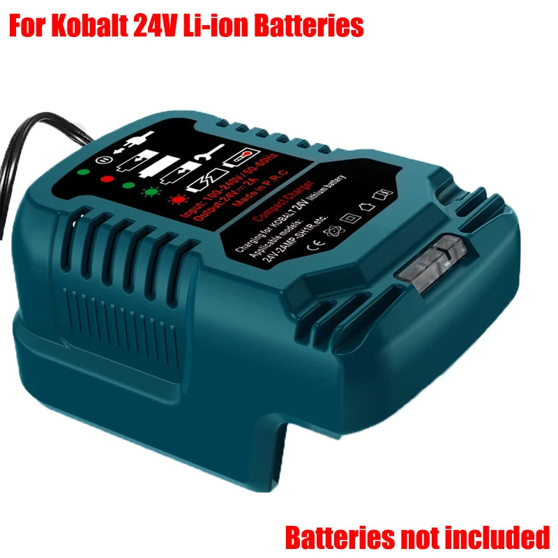 Mini Rapid Charger for Kobalt 24V Lithium Battery KB624-03 Power Tool Charger Babs US For Kobalt