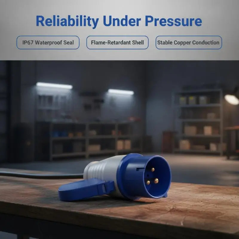 32A Industrial Waterproof Plug & Socket Connector 3-Core Industrial Power Connector Babs