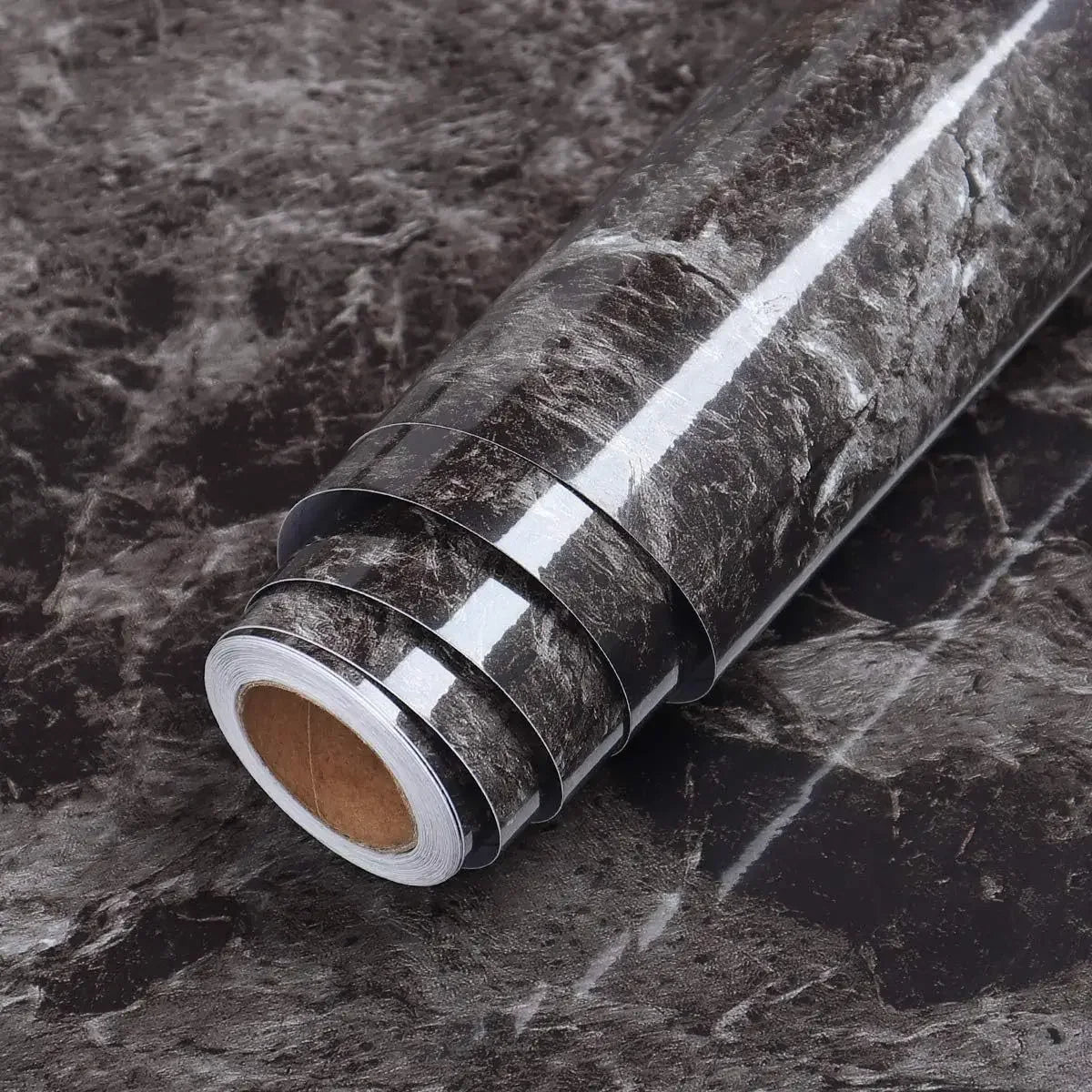 Gray Marble Peel & Stick Wallpaper – Waterproof Vinyl Contact Paper Peel and Stick Wallpaper Babs YSH 40cmX500cm
