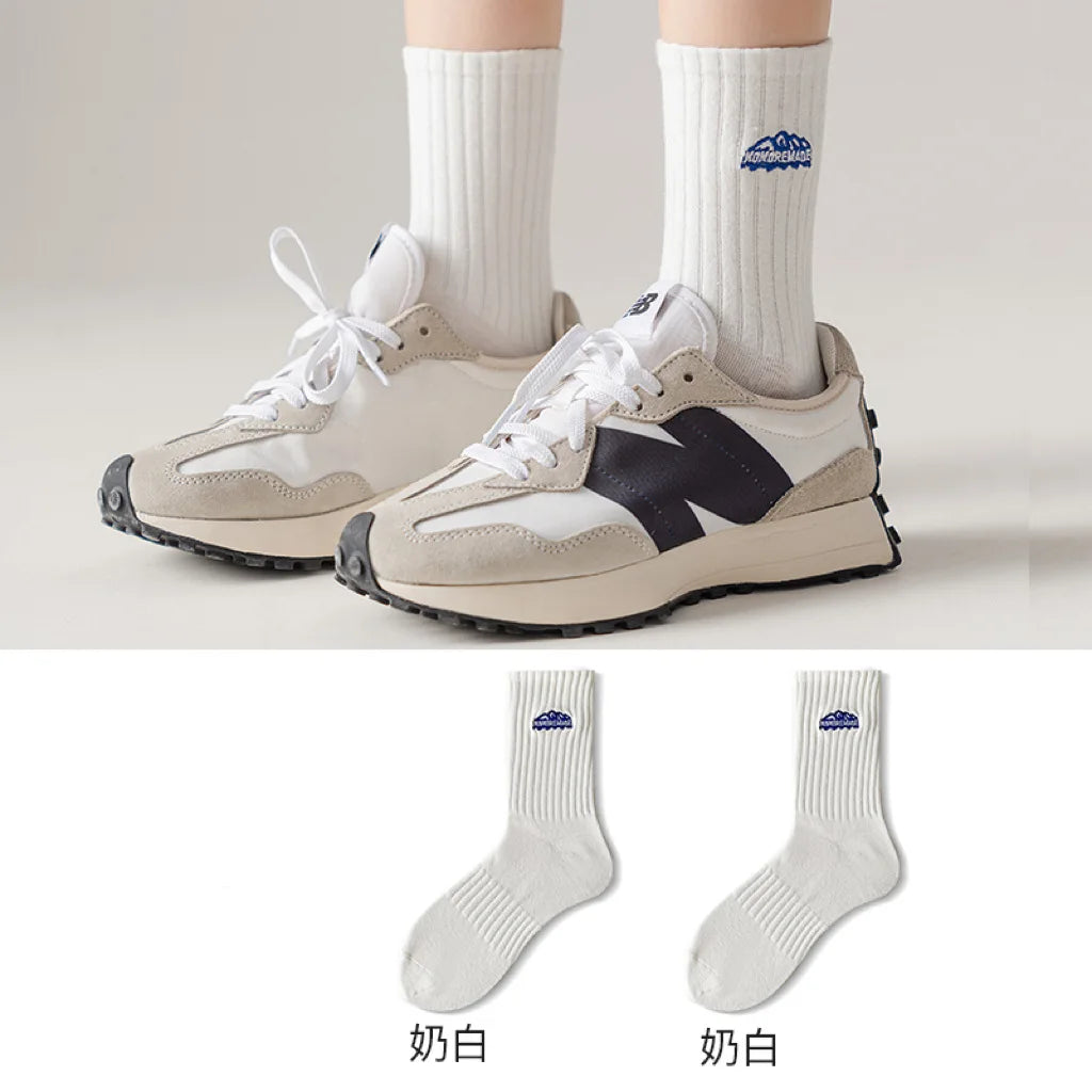 Men's Thick Odor-Resistant Mid-Tube Sports Socks – 5 Pairs Men's Sports Socks Babs 5pcs 3 One Size