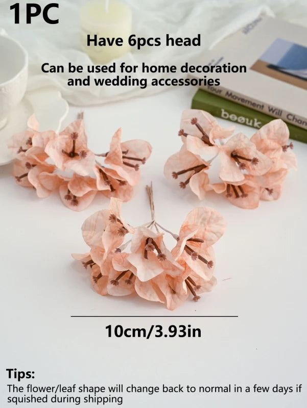 Artificial Bougainvillea Mini Bouquets – Wedding & Home Decor Artificial Flower Bouquet Babs color 5 1 Piece