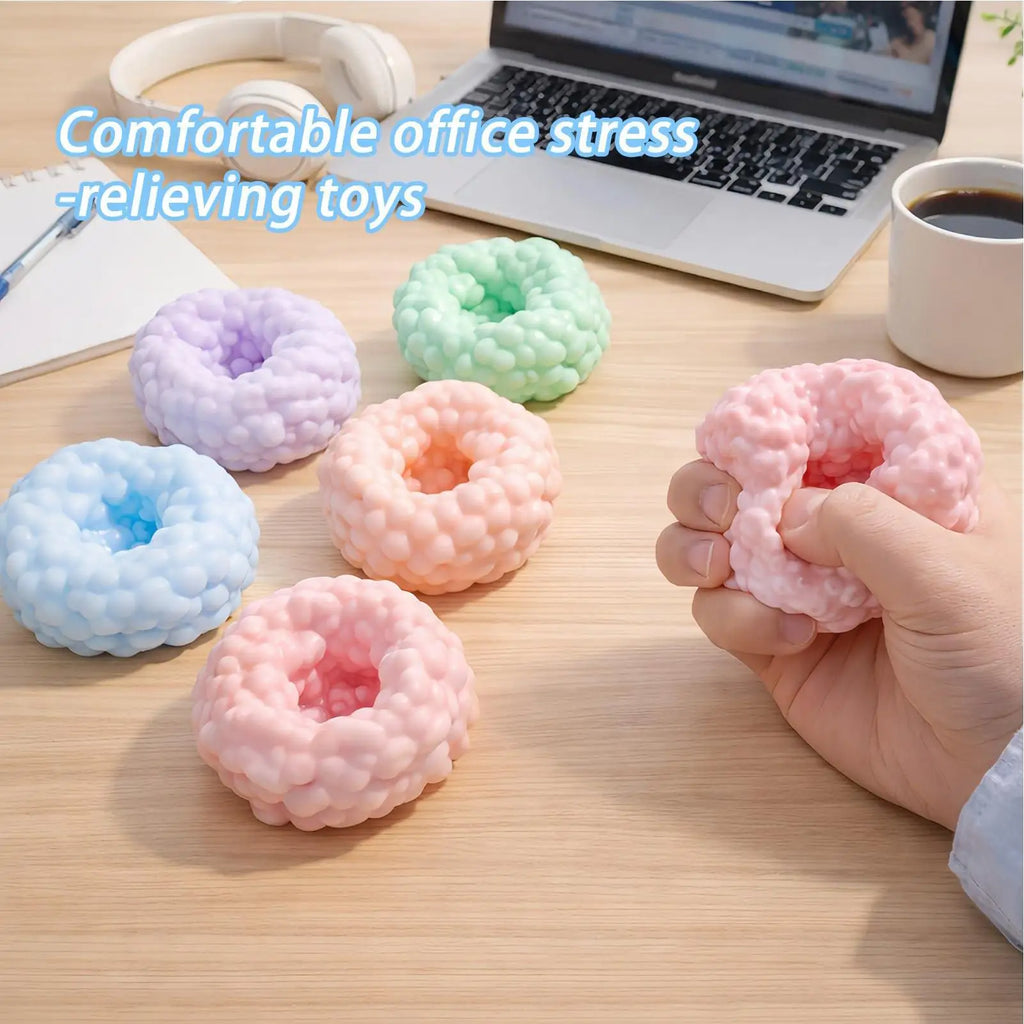 Crunchy Stress Ball – Sand-Filled Squeeze Toy for Focus & Calm Fidget Stress Ball Babs
