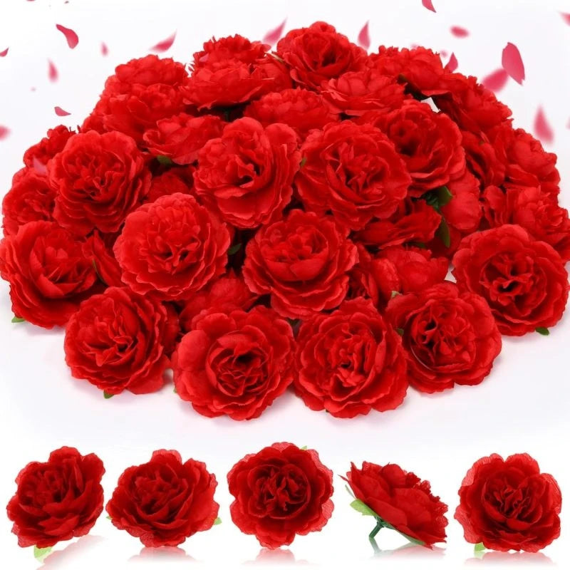 Silk Peony Artificial Flowers 12/24pc – Wedding & Home Décor Artificial Silk Flowers Babs Color 11 24 PCS