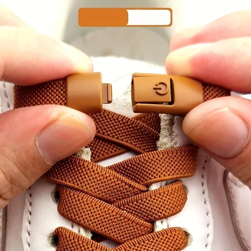 Elastic No-Tie Shoelaces 100cm with Buckles | Babs Elastic Shoelaces Babs