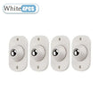 Adhesive Universal Ball Casters – Silent 360° Swivel Furniture Wheels Furniture Casters Babs White-4PCS