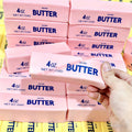 Butter Stick Squishy Cheese Fidget Toy – Slow Rise Squeeze Squishy Fidget Toy Babs Pink 1pcs