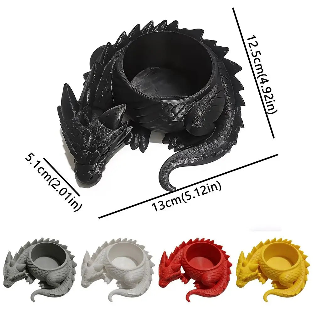3D Dragon Shaped Plant Pot – Fun Plastic Flower Pot Novelty Plant Pot Babs