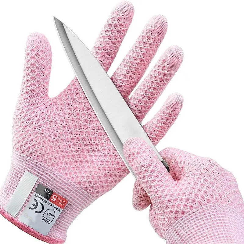 Level 5 Cut Resistant Gloves – Pineapple Touchscreen Kitchen Cut Resistant Gloves Babs