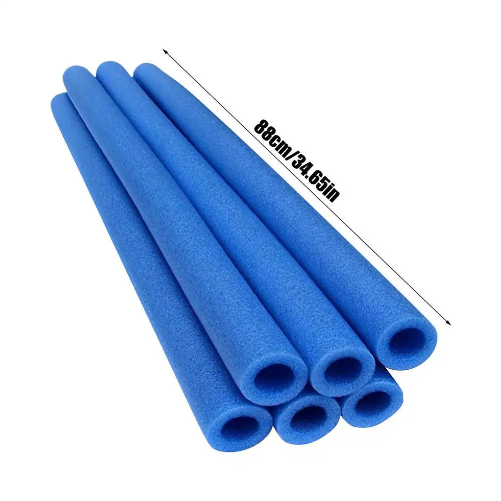 6-Pack Trampoline Pole Foam Sleeves 88cm | Black & Blue Trampoline Pole Covers Babs Blue 6pcs