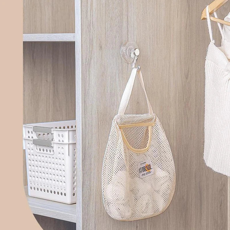 Mesh Hanging Storage Bags – Closet Wardrobe Organizer 1/5pcs Hanging Storage Bag Babs