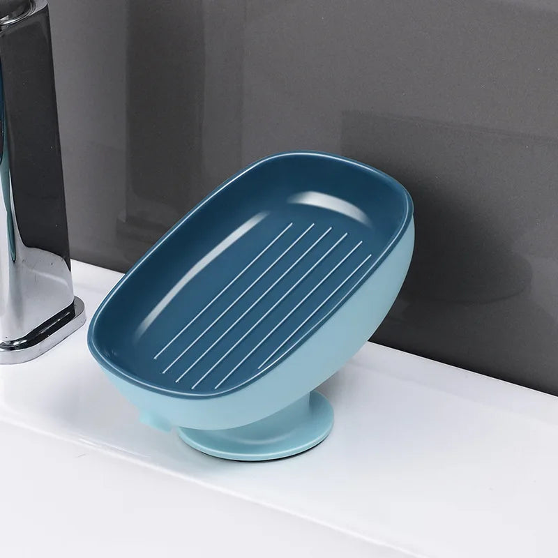 Suction Cup Soap Dish – Self-Draining Non-Slip Soap Holder Soap Dish Babs B