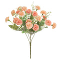 Silk Hydrangea Artificial Flowers – Wedding & Home Décor Artificial Flower Stem Babs orange 1pc