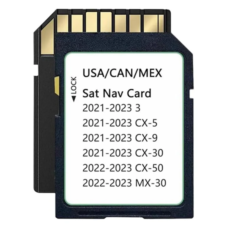 TD2K66EZ1B GPS Navigation SD Card – Mazda CX5 CX9 2021-2023 GPS Navigation SD Card Babs Black