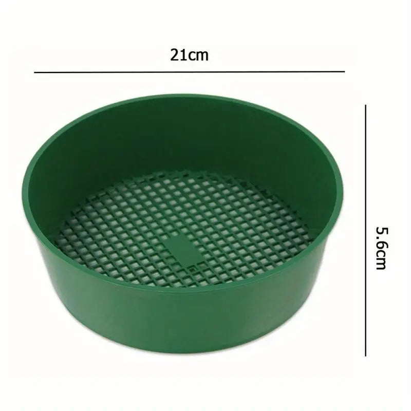 Plastic Square Hole Soil Sieve Garden Mesh Sifter Tool Garden Soil Sieve Babs
