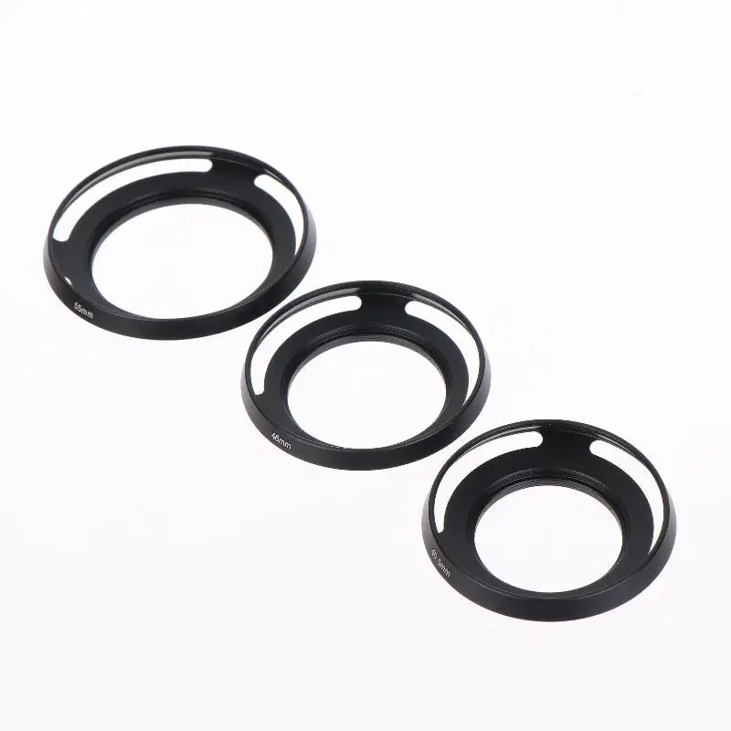 Metal Ultra-Thin Hollow Wide-Angle Lens Hood 37–67mm Universal Camera Lens Hood Babs