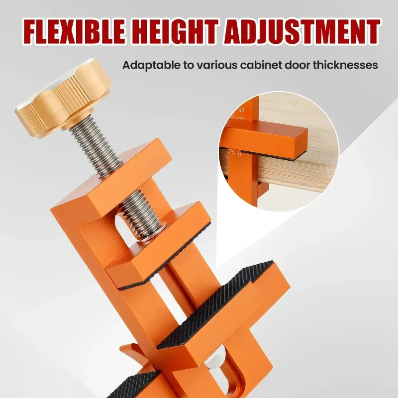 2-in-1 Cabinet Door Installation Jig & Positioning Tool Woodworking Installation Jig Babs