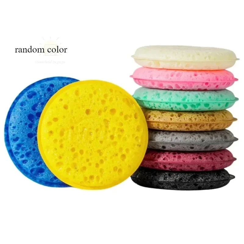 High-Density Round Kitchen Sponge Scouring Pads – 2/3/5/8 Pack Kitchen Scouring Sponge Babs 2PCS
