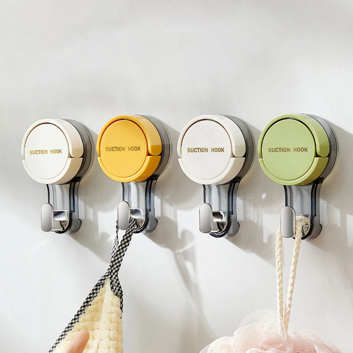 Reusable Suction Cup Hooks – Waterproof Bathroom Wall Hooks Suction Cup Hook Babs