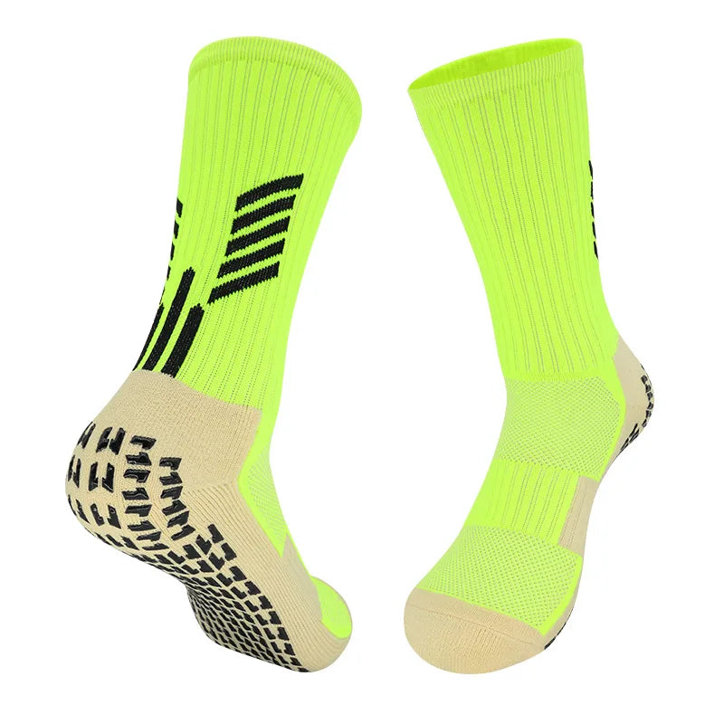 Non-Slip Soccer Socks – Grip Bottom Football Training Socks Football Training Socks Babs green 38-44