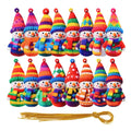 16pcs Snowman Wooden Christmas Ornaments – Xmas & New Year Decor Christmas Tree Ornaments Babs 16pcs