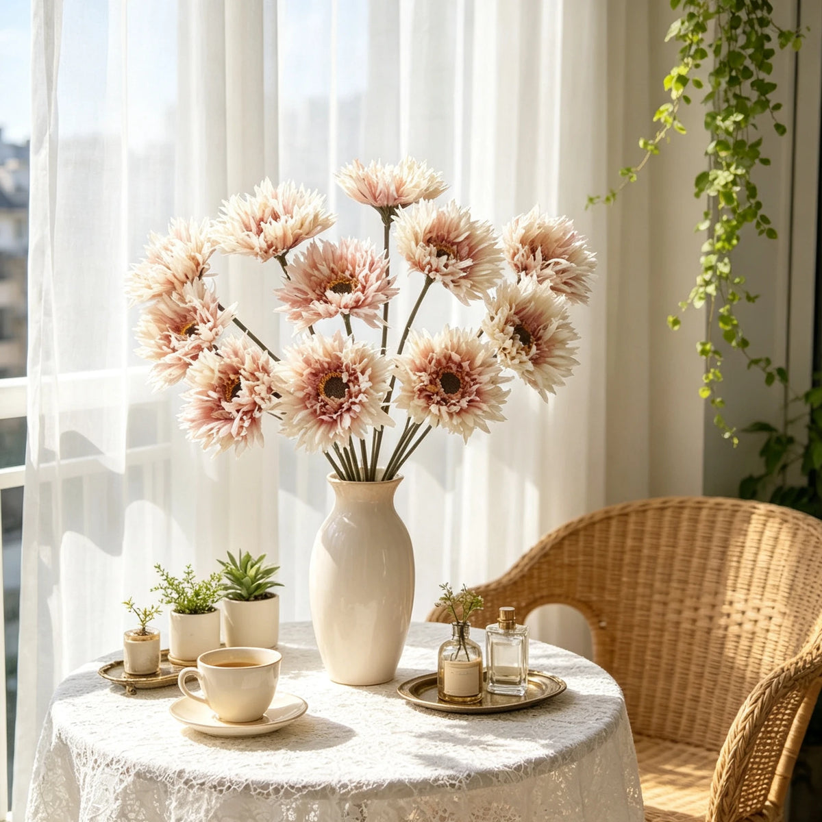 Artificial Silk Gerbera Flowers Bridal Bouquet 5/10 Pcs Artificial Silk Flowers Babs