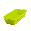 Rectangular Silicone Cake Mold – Non-Stick Bread & Toast Pan Silicone Baking Mold Babs green