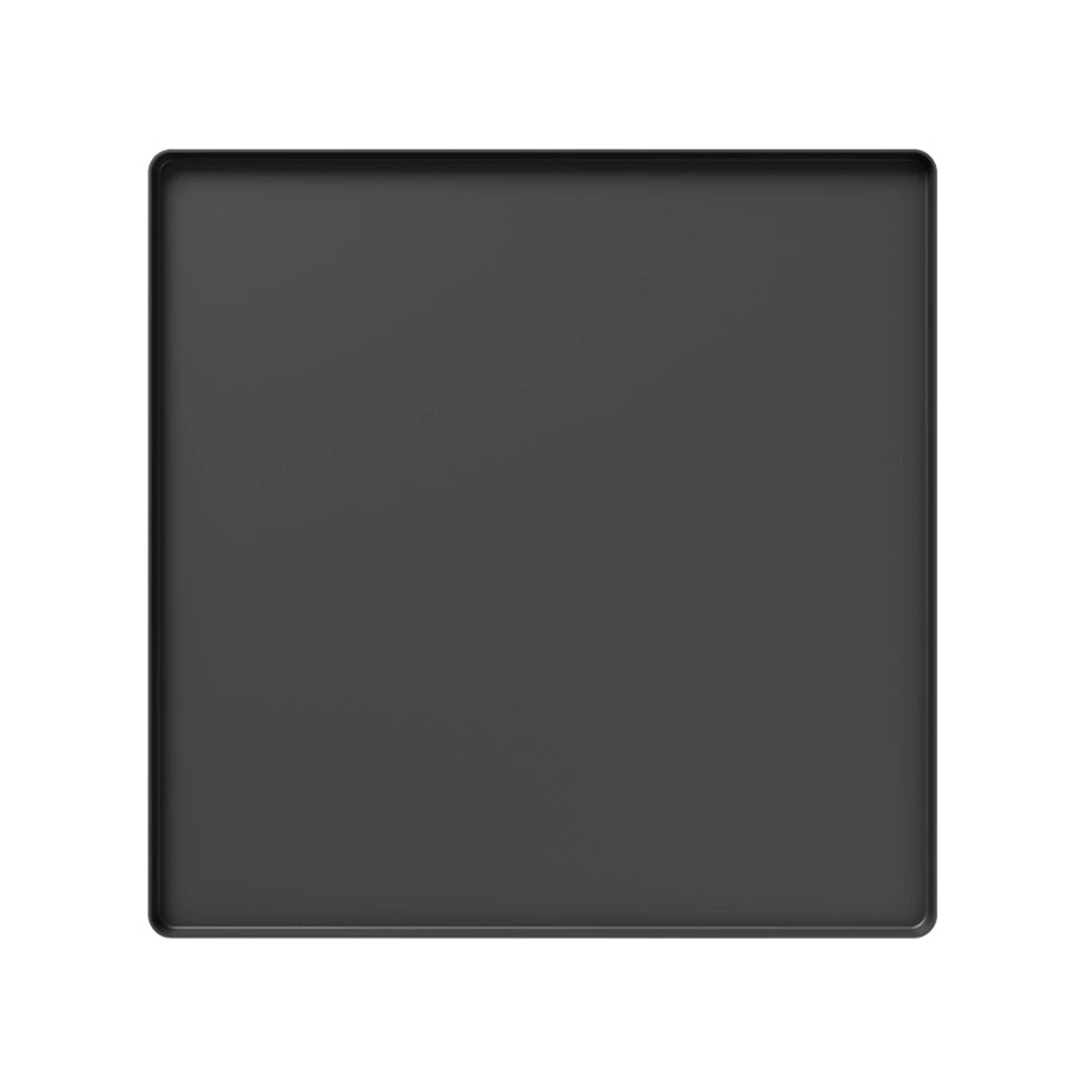 LEENKEA Silicone Appliance Mat 50x50cm – Non-Slip Drip Pan Silicone Appliance Mat Babs Black glossy