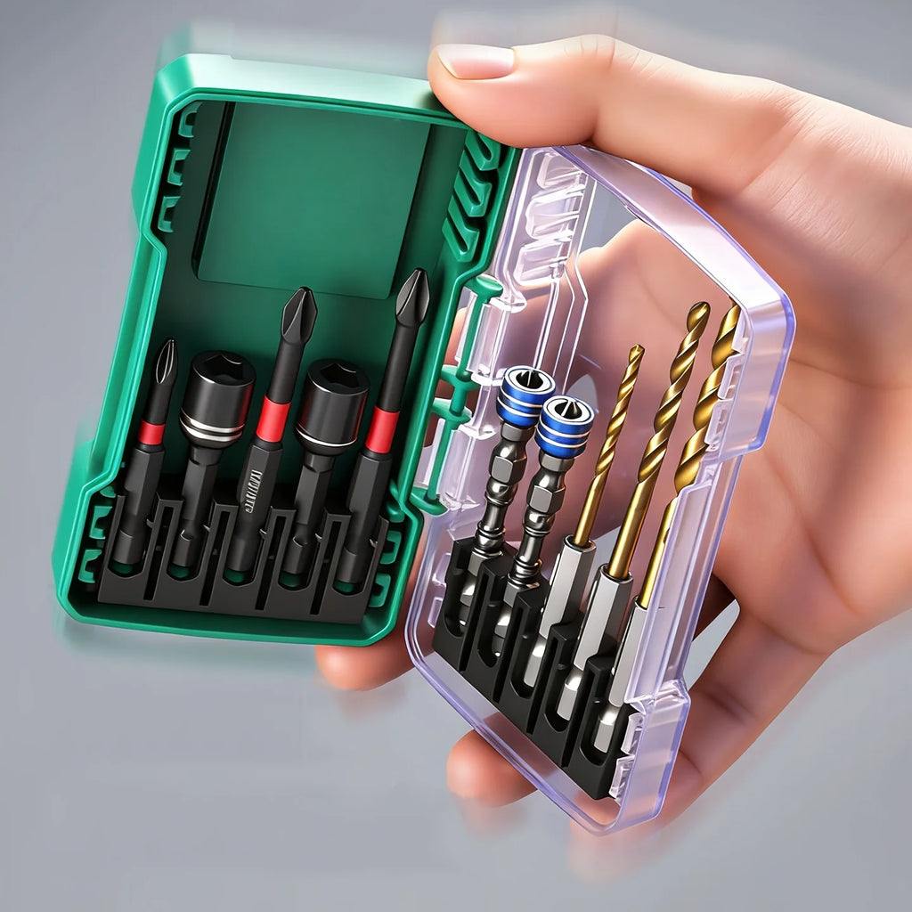 10Pcs S2 Steel Magnetic Screwdriver Bits – Hex Shank Impact Set Screwdriver Bit Set Babs