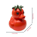 Cute Vegetable Duck Resin Figurine – Desktop & Home Decor Gift Resin Desk Figurine Babs C