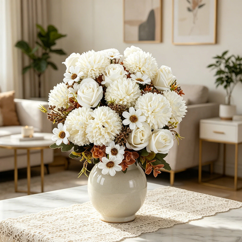 Silk Rose Artificial Flowers – Wedding, Home & Bridal Décor Artificial Silk Flowers Babs