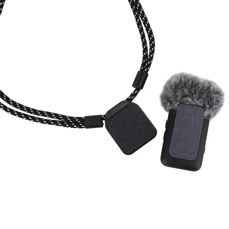 Magnetic Mic Necklace Holder for Vlog, Podcast & Live Stream Microphone Necklace Holder Babs