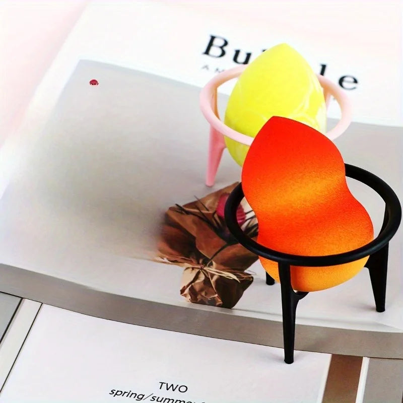 2pcs Makeup Sponge Puff Storage Rack & Beauty Egg Holder Makeup Sponge Holder Babs
