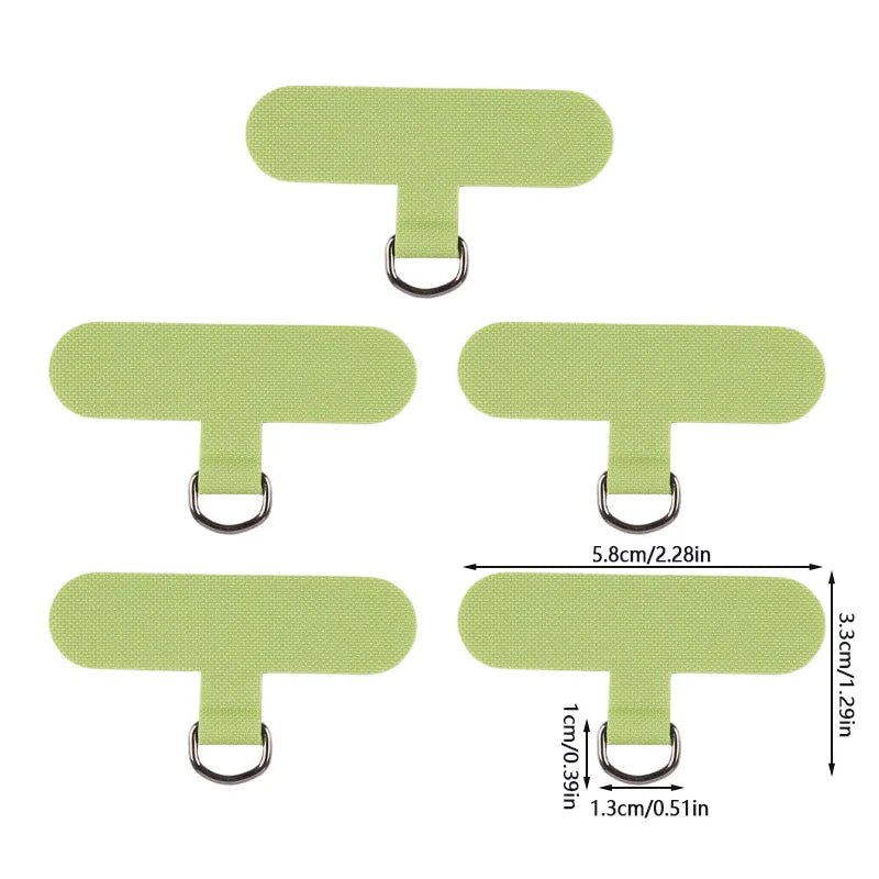 5-Pack Universal Phone Lanyard Patch Clip Strap Tab – Oxford Phone Lanyard Patch Babs B