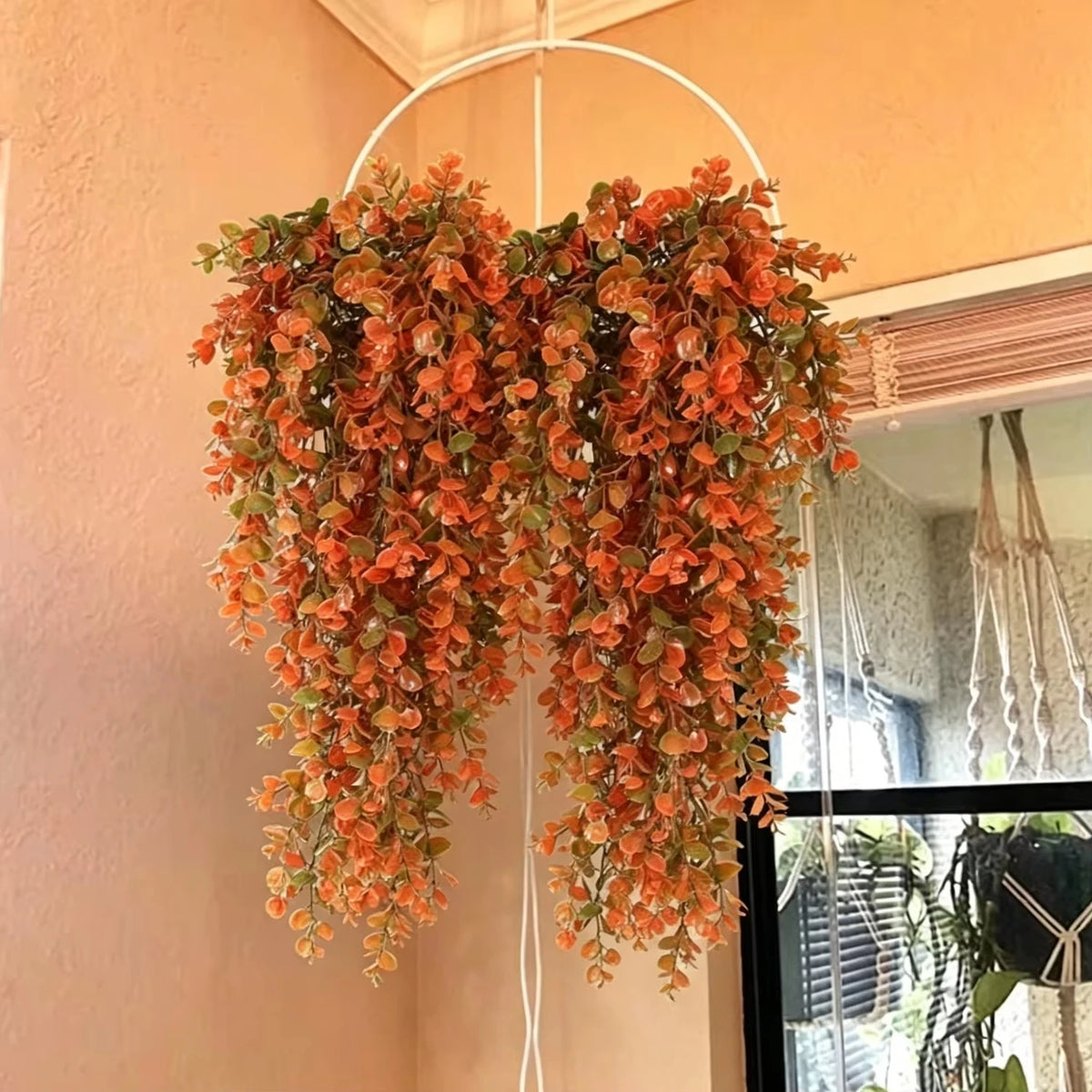 2-Pack Artificial Ivy Garland UV Resistant Hanging Vine Décor Artificial Ivy Garland Babs