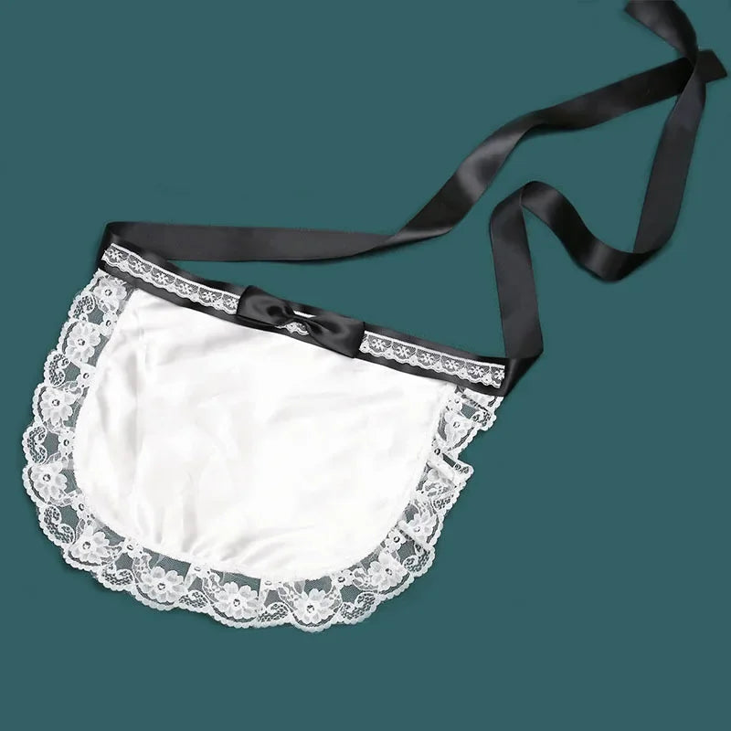 Maid Costume Apron & Headband Set – Party Cosplay Women Costume Accessory Set Babs